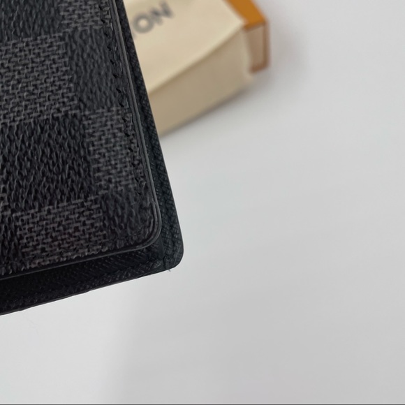 LOUIS VUITTON Damier Graphite Portefeuille Brazza Long Wallet - Picture 7 of 9